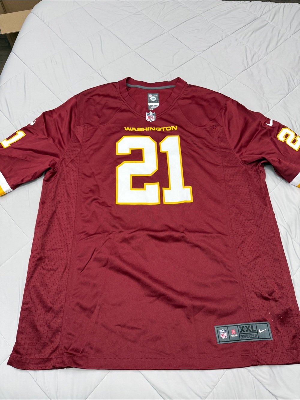 Nike Washington Burgundy #21 Football Jersey